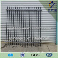 2.1m height Two beam steel wrought iron fence